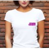 T-shirt Femme Jamais sans ma moto