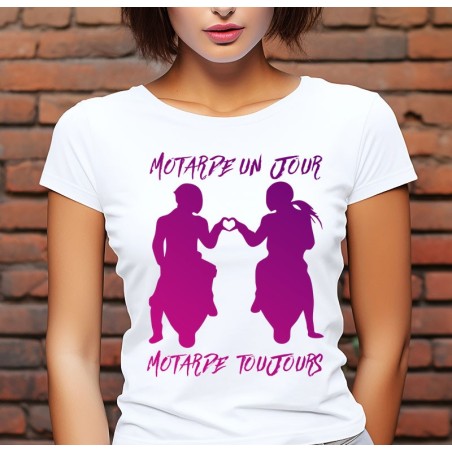 T-shirt Femme motarde toujours