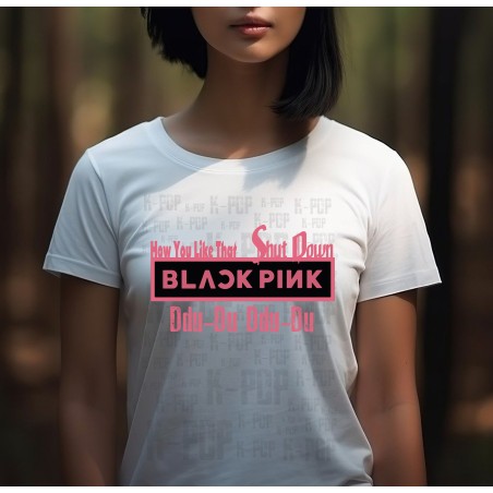 T-shirt Femme K-pop BlackPink