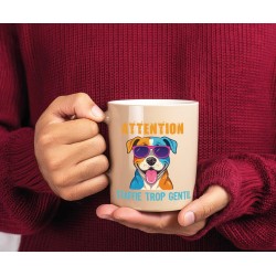 Pack T-shirt L + Mug Staffie trop gentil