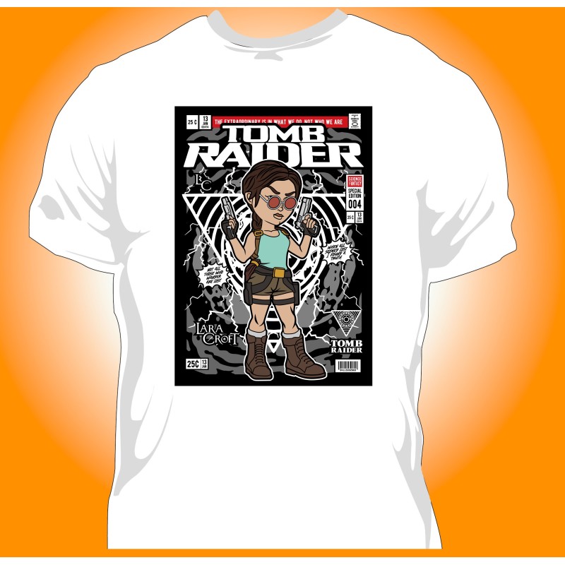T-shirt Homme POP Lara Croft Tomb Raider