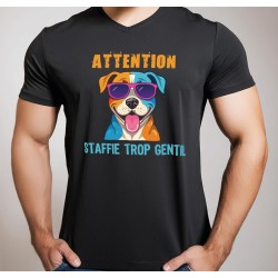 Pack T-shirt L + Mug Staffie trop gentil