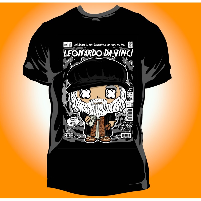 T-shirt Homme POP Leonardo Da Vinci