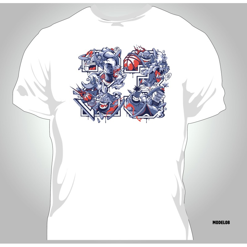 T-shirt Homme NBA jordan space jam