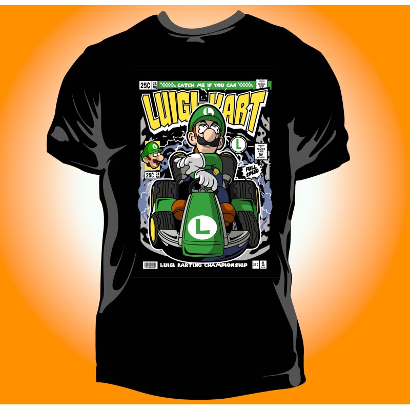 T-shirt Homme POP Luigi Karting