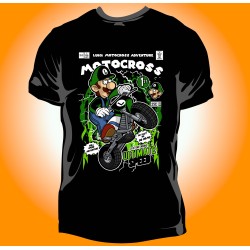 T-shirt Homme POP Luigi Motocross