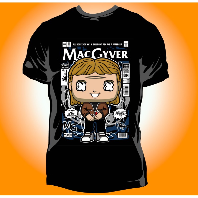 T-shirt Homme POP Macgyver