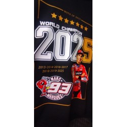 T-shirt Homme Marc Marquez world champion 2025
