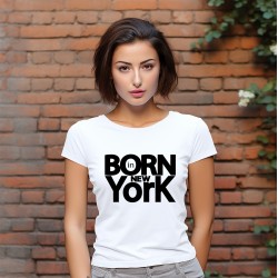 T-shirt Femme Born in NY