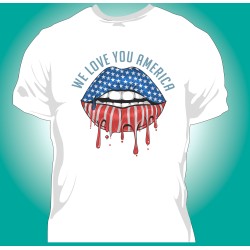 T-shirt Homme Love America