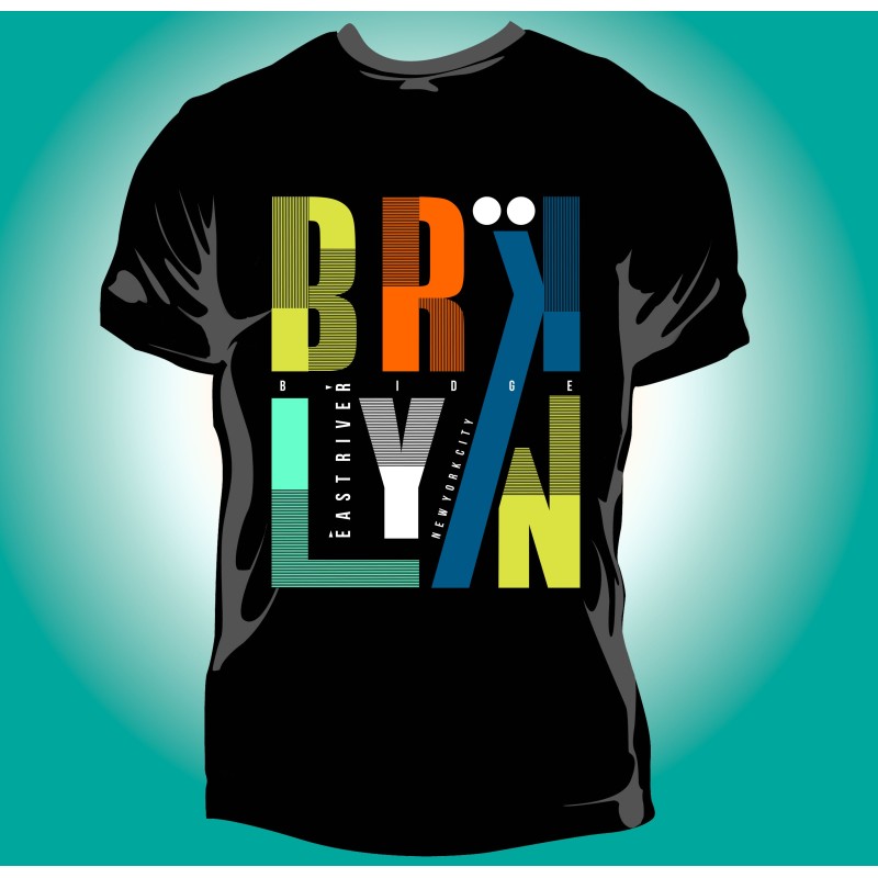 T-shirt Homme BrookLyn Bridge