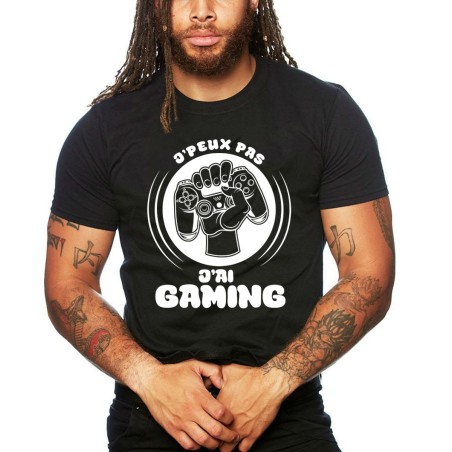 T-shirt Homme J'peux pas j'ai gaming