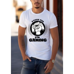 T-shirt Homme J'peux pas j'ai gaming