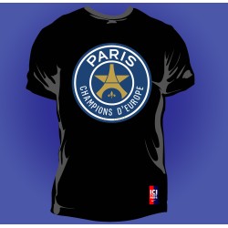 T-shirt Homme PSG champions