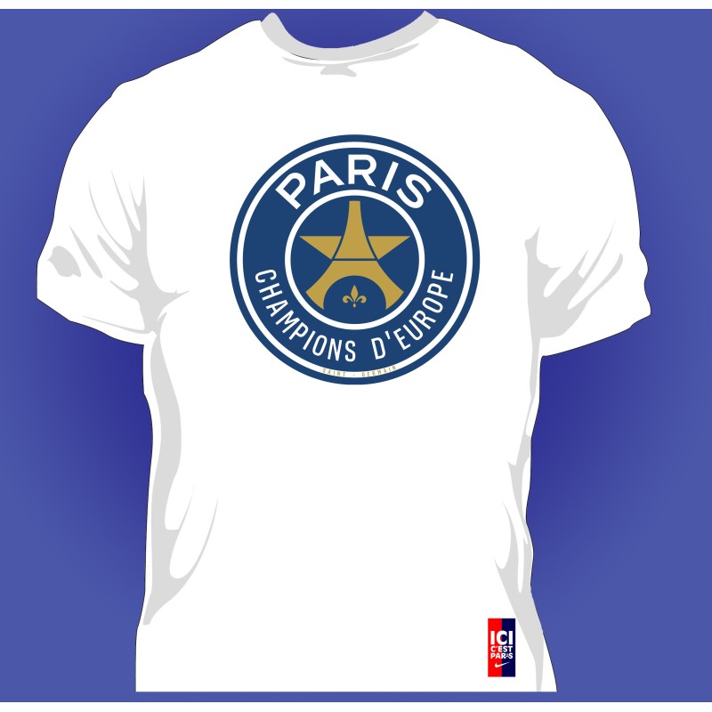 T-shirt Homme PSG champions
