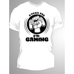 T-shirt Enfant J'peux pas j'ai gaming