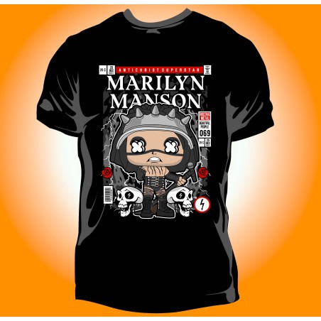 T-shirt Homme POP Marilyn Manson