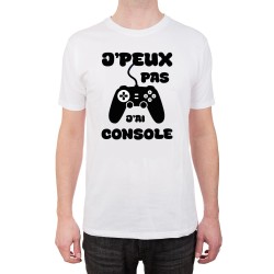 T-shirt Homme J'peux pas j'ai console
