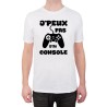 T-shirt Homme J'peux pas j'ai console