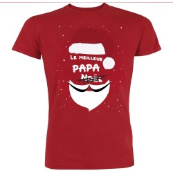 T-shirt Homme Meilleur Papa Noel