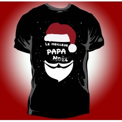 T-shirt Homme Meilleur Papa Noel