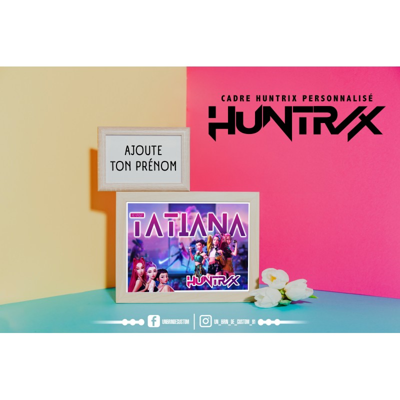 Cadre Huntrix K-pop Personnalisé A3 ou A4