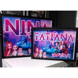 Cadre Huntrix K-pop Personnalisé A3 ou A4