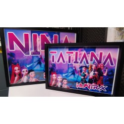 Cadre Huntrix K-pop Personnalisé A3 ou A4