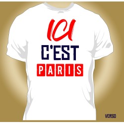 T-shirt Homme Ici c'est Paris Champions