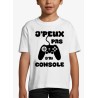 T-shirt Enfant J'peux pas j'ai console