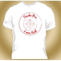 T-shirt Homme Touche pas à Noël