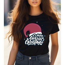 T-shirt Femme Happy merry christmas