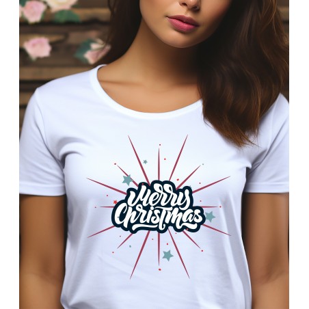 T-shirt Femme Merry christmas