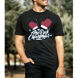 T-shirt Homme moufle merry christmas