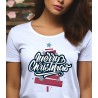 T-shirt Femme Sapin merry christmas