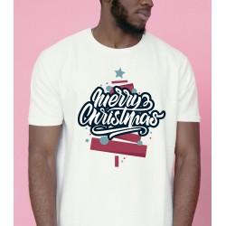 T-shirt Homme Sapin merry christmas