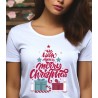 T-shirt Femme We wish you a merry christmas