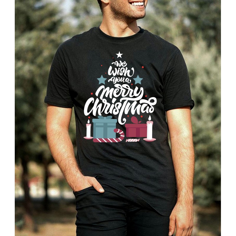 T-shirt Homme We wish you a merry christmas