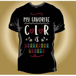 T-shirt Homme My favorite color Christmas
