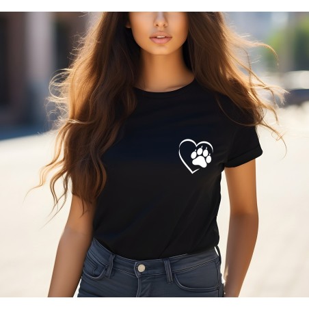 T-shirt Femme Love Dog