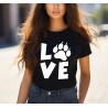 T-shirt Femme Dog Love