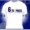 T-shirt Homme 6 trophées PSG