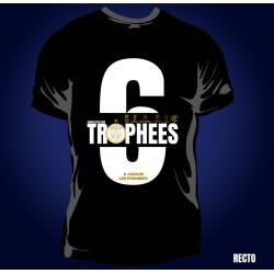 T-shirt Homme PSG 6 trophées historique