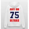Sweat à capuche Homme PSG Anti Om Chant Ultras