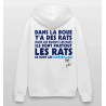 Sweat à capuche Homme PSG Anti Om Chant historique Ultras
