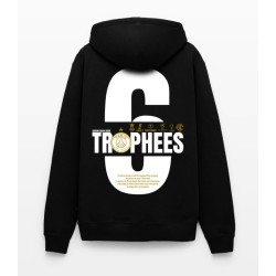 Sweat à capuche Homme PSG Champions d'Europe 6 trophées