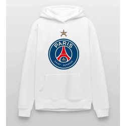 Sweat à capuche Homme PSG Champions d'Europe 6 trophées
