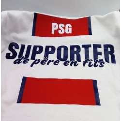 T-shirt Supporter PSG de père en fils
