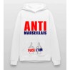 Sweat à capuche Homme PSG Anti Marseillais