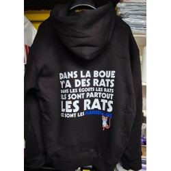 Sweat à capuche Homme PSG Anti Om Chant historique Ultras